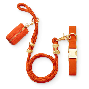 Collar de lujo personalizado para perros, juego para caminar, correa de entrenamiento para perros y dispensador de bolsas de basura - Product Image 1