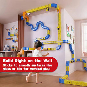 EPT 123 Piezas, Pista de Carreras Mágica Flexible para Armar, Tren STEM Electrónico, Juego de Construcción de Cubos de Rieles, Juguetes de Encaje para Niños - Product Image 6