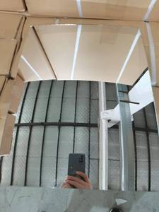 Hoja de <span class=keywords><strong>espejo</strong></span> convexo de vidrio 305x407mm 330x407mm Recubierto <span class=keywords><strong>por</strong></span> <span class=keywords><strong>espejo</strong></span> de aluminio para espejos laterales de camiones - Product Image 2