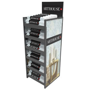 Estante de exhibición de papel tapiz de metal, <span class=keywords><strong>6</strong></span> niveles, hecho a medida - Product Image 1