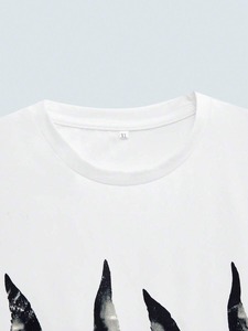 เสื้อยืดแขนสั้นสีพื้นเรียบง่าย สวมใส่สบายและใช้งานได้หลากหลาย ปรับแต่งได้สำหรับสไตล์ฤดูร้อน เหมาะสำหรับทั้งชายและหญิง.F10 - Product Image 4