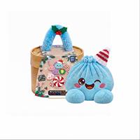 Squishies en forme de ravioli, grands squishies arc-en-ciel de 6 pouces avec vapeur, rembourrage en coton PP