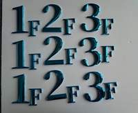 Lettres métalliques tridimensionnelles de haute qualité, lettres en relief en PVC avec revêtement peint, publicité extérieure