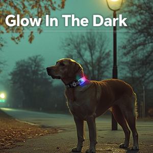 Hundehalsband im europäischen Stil mit LED-Licht & QR-Code |   Elegantes Spitzendesign |   Großhandel Maßanfertigung - Product Image 4