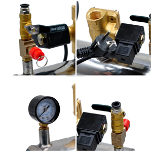 Canon à poudre électronique manuel pour révélation du sexe, lance-confettis, machine à bombes fumigènes pour fête de révélation du sexe - Product Image 3