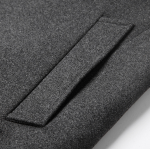 <span class=keywords><strong>Cappotto</strong></span> di <span class=keywords><strong>lana</strong></span> casuale degli uomini <span class=keywords><strong>cappotto</strong></span> giacca a vento degli uomini di autunno e inverno Sottile di modo caldo di alta qualità di nuovi prodotti - Product Image 5