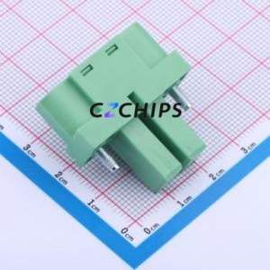 JL5EDGKM-76202G01 Plug-in Terminal <b>Block</b> P=7.62mm Connector Plug <b>Screw</b> Fixing 1x2P 7.62mm - Product Image 2