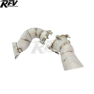 Tuyaux intermédiaires de silencieux avant primaires et secondaires en acier inoxydable avec catalyseur REV pour <span class=keywords><strong>Audi</strong></span> RS7/RS6/S6/S7 C7 A8/<span class=keywords><strong>S8</strong></span> D4 4.0TT - Product Image 4