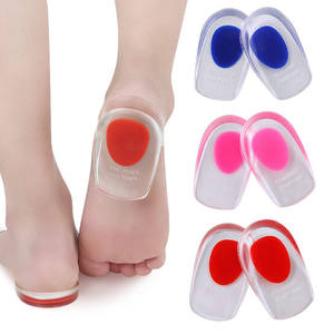 Bantalan Tumit Silikon untuk Meredakan Nyeri Tulang Spur, Pelindung untuk Kaki Anda yang Sakit atau Memar, Gel Insole untuk Perawatan - Product Image 4