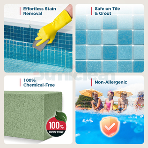 Bâtonnet <span class=keywords><strong>magique</strong></span> de <span class=keywords><strong>gomme</strong></span> à effacer au calcium haute densité, pierre ponce volcanique naturelle pour <span class=keywords><strong>carrelage</strong></span> de piscine - Product Image 3