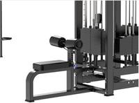 Usine en gros fitness et musculation équipement de gymnastique de haute qualité machine fitness 4 presse multi-stations gym
