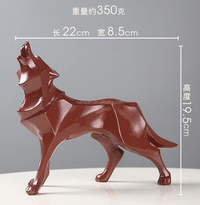 Statue Decorative da Interno di Alta Qualità, Modelli di Lupo Realistici in Resina Artigianale - Product Image 5