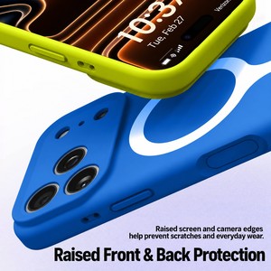 Flüssiges Silikon Magnetisches Handyhülle für iPhone 18 Pro Max 17 16 Mikrofaser-Futter Stoßfeste Hülle Tennisclub Individualisierte Geschenke - Product Image 4