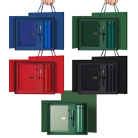 Ensemble cadeau de bureau personnalisé avec carnet, stylo et bouteille isotherme
