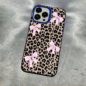 Nouvelle Coque de Protection pour Téléphone en PC, Motif Léopard et Nœud, Antichoc, pour iPhone 17, 16, 15 Pro Max, 17 Air, 11 - Product Image 4