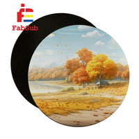 Aimants de sublimation Vierge d'aimant de réfrigérateur acrylique rond carré rectangulaire imprimable Vierge d'aimant de réfrigérateur
