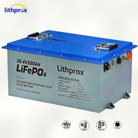 Batteria Industriale per Veicoli Elettrici IP67 Impermeabile 38.4V 200AH Litio Ferro Fosfato (LFP) per Carrelli Elevatori a Caricamento Laterale CE FCC RoHS