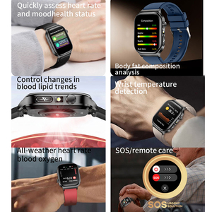 Nuevo <span class=keywords><strong>Reloj</strong></span> <span class=keywords><strong>Inteligente</strong></span> TK18 con Pantalla AMOLED, ECG, Temperatura Corporal, Resistencia al Agua IP68, Batería de 650 mAh, Monitor de Actividad Física y Deportiva - Product Image 3
