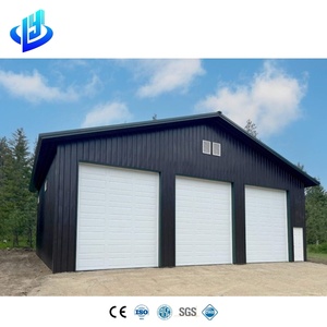 Nhà kho tiền chế kết cấu thép khung sắt đỏ tấm PBR mái đứng liền mạch kiểu R - Product Image 2