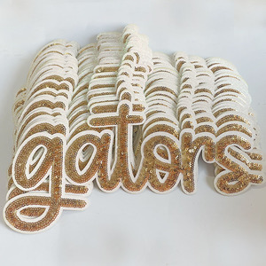 Grosir besi pada besar payet <span class=keywords><strong>Patch</strong></span> Hoodie pakaian Warriors gator harimau payet <span class=keywords><strong>Patch</strong></span> kata untuk wanita pria Sweatshirt Jeans - Product Image 2