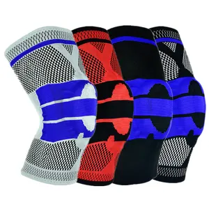 Gym Custom Protective Compression Basketball 3D Ajustável Comprar Strap Hinged Com Spring Pads Belt Sleeve Knee Support Knee Brace