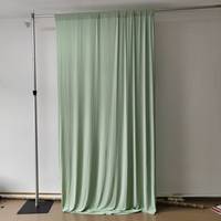Rideau de fond extensible 4 directions 190 g/m² en Poly Spandex épais, couleur et taille personnalisées, pour événements de mariage et supports de trépieds