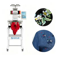 Machine à broder domestique 1 tête 9/12/15 aiguilles 1200 tr/min 360*200mm pour broderie plate et casquettes