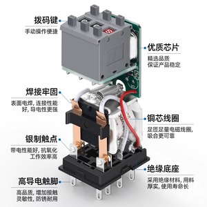 H3Y DIP Time Relay 12V 24V 220V Adjustable Power On Delay Cycle <b>Controller</b> - Product Image 4