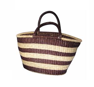 Bolso Tote Casual de Dos Asas con Cierre Abierto, Diseño Cómodo y Moderno, Patrón de Logotipo Famoso, Estilo Vintage, Vietnam - Product Image 1