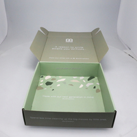 Boîte postale d'expédition ondulée à fermeture éclair pliante réutilisable Boîte mystère Produits électroniques Livraison gratuite