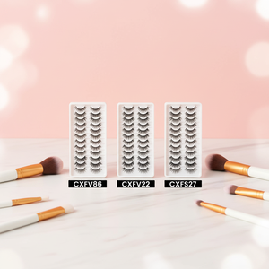 Lot de 10 paires de faux <span class=keywords><strong>cils</strong></span> en coton, effet <span class=keywords><strong>naturel</strong></span>, en vison synthétique, bande complète, <span class=keywords><strong>cils</strong></span> professionnels, faux <span class=keywords><strong>cils</strong></span> naturels - Product Image 5
