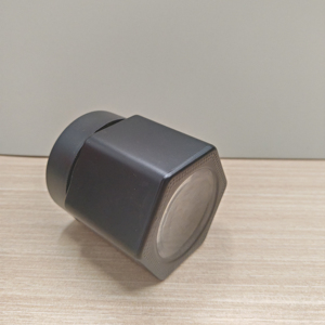 Cao cấp 4 oz tùy chỉnh hình lục giác lọ thủy tinh cho sáp hoa dưới rõ ràng có sẵn Glass <span class=keywords><strong>container</strong></span> với nhựa CR cap Nắp - Product Image 1