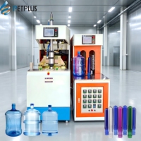 Machine de soufflage de plastique pour bouteilles et seaux PET de 20L (cinq gallons), avec moule personnalisable gratuit à 1 cavité