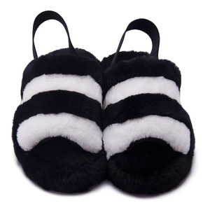 2023 pantofole aperte soffici <span class=keywords><strong>con</strong></span> plateau personalizzato <span class=keywords><strong>con</strong></span> cinturini elastici scarpe invernali antiscivolo calde e sfocate per la casa nuove pantofole - Product Image 2