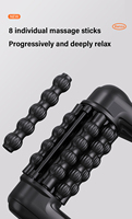 Masseur électrique vibrant mains libres rechargeable pour le corps entier, idéal pour la récupération musculaire profonde