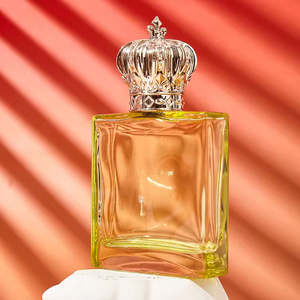 Square Transparent Grey Glass Perfume <b>Bottle</b> 50ml/100ml <b>Empty</b> Packaging Clear with Crimp <b>Spray</b> for Cosmetics Serum Box Packed - Product Image 6