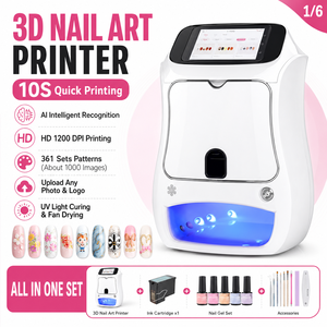 Impresora Inteligente 3D para Arte de Uñas, 1200DPI, Máquina Automática de Impresión de Uñas con Reconocimiento IA y Curado UV - Product Image 2
