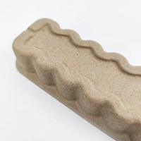 Boîte d'emballage moulée en pâte à papier 100 % biodégradable, boîte moulée en pâte à papier écologique