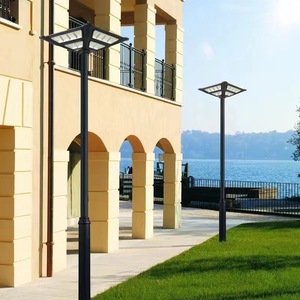 Lámpara de Jardín LED con Pantalla de Acrílico y Aluminio, Cilindro, Exterior, Impermeable IP65, Solar/Eléctrica, Luces para Camino, Patio, Villa, Paisaje - Product Image 5