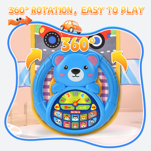 Juguete de Volante Eléctrico para Bebés, Juguete Musical para Colgar en el Coche, Juguete de Conducción para Bebés, Juguete de Volante de Dibujos Animados con Música - Product Image 6