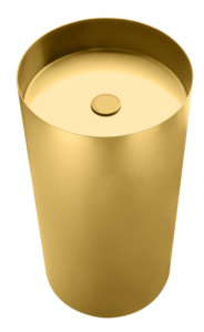 Lavandino da bagno moderno nero indipendente con elegante Design <span class=keywords><strong>angolare</strong></span> per bagni contemporanei - Product Image 2