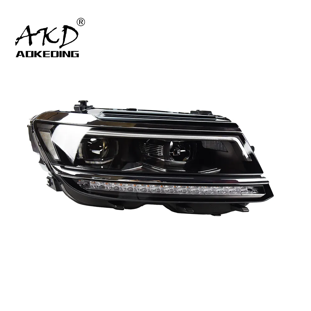 AKD Car Styling Head Lamp for Tiguan Headlights 2017-2018 Upgrade for Tiguan L Led Headlight Bi Xenon Hid DRL