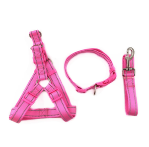 Offre Spéciale collier et harnais pour animaux de compagnie personnalisés sangle réfléchissante collier de chien colliers et laisse de chien avec sécurité de haute qualité - Product Image 5