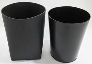 Seau de rangement à la taille unique avec doublure en GI, simili cuir et tissu en filet - Product Image 2