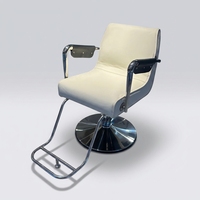 Chaise de salon hydraulique multifonctionnelle rotative, chaise de barbier moderne minimaliste, chaise de barbier électrique rotative et réglable