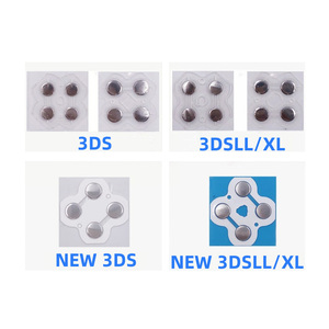 Pellicola Conduttiva per Pulsanti D-Pad e ABXY, Adesivo con Cupola Metallica per 3DS NEW 3DS XL <span class=keywords><strong>LL</strong></span>, Membrana per Tasti a Croce - Product Image 1