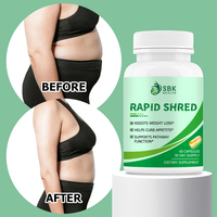 Capsules amincissantes rapides à marque privée : Kétones de framboise pour supprimer l'appétit, favoriser la sensation de satiété et la perte de graisse avec rétention musculaire