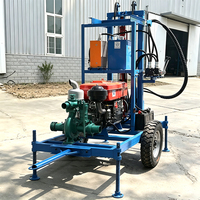 Foreuse de puits d'eau haute efficacité 150m 200m, machine de forage de puits, machine de forage de trous