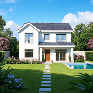 Villas Maison préfabriquée Maisons modulées Petite maison préfabriquée <span class=keywords><strong>Grande</strong></span> villa préfabriquée de luxe à installation rapide personnalisée - Product Image 1