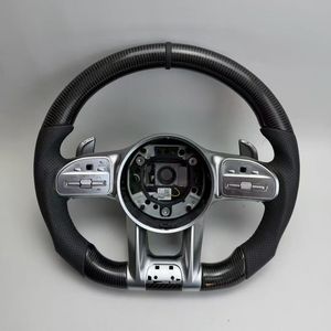 Volante Deportivo de Cuero para Mercedes G63 C43 GLS53 GT50 <span class=keywords><strong>A45AMG</strong></span> W222 W204 C63 W207 W172 G500 G55 G63 S500 S320 2026 809 C43 - Product Image 4